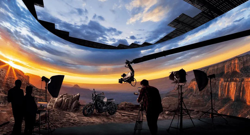 XR-Spezialbildschirm für virtuelle Aufnahmen