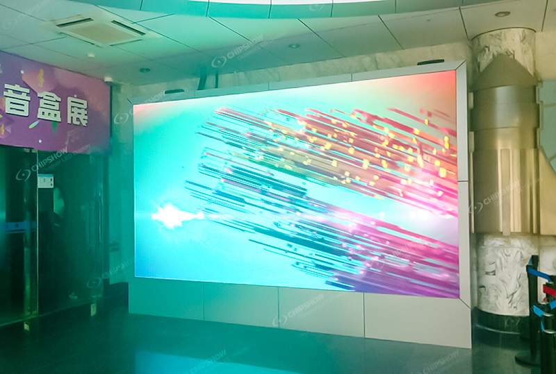 P1.5 LED-Bildschirm mit kleinem Abstand, ultraklares Gehäuse im Shenzhen Bao'an Science and Technology Museum.