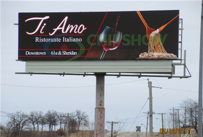 C-Vent Outdoor P10 Hohlbelüftungs-LED-Werbetafel in den USA