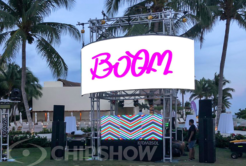 Mexiko P3.91 Bühnenmietbildschirm