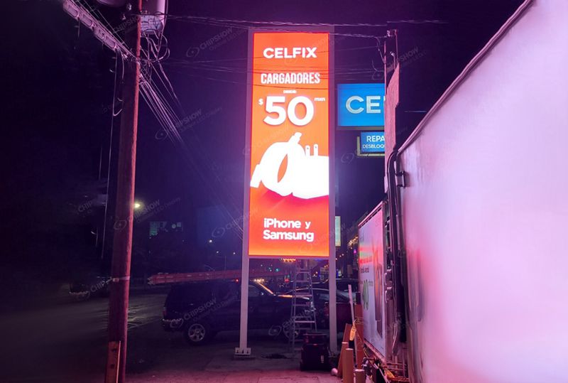C-Slim P6.67 LED-Außenwerbetafel in den USA