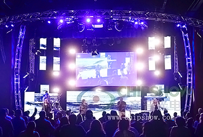 C-lite-c indoor p2.97 Mietbildschirm in American Church
